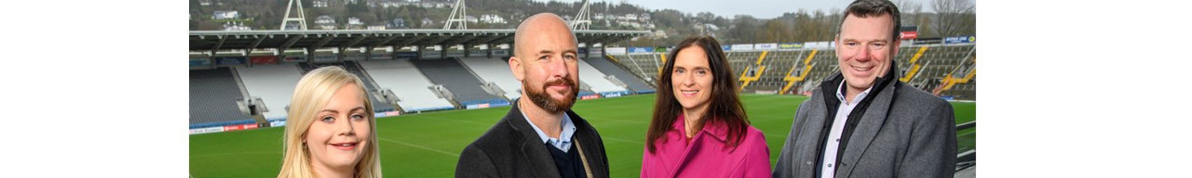 Statkraft representatives at Pairc Ui Chaoimh stadium