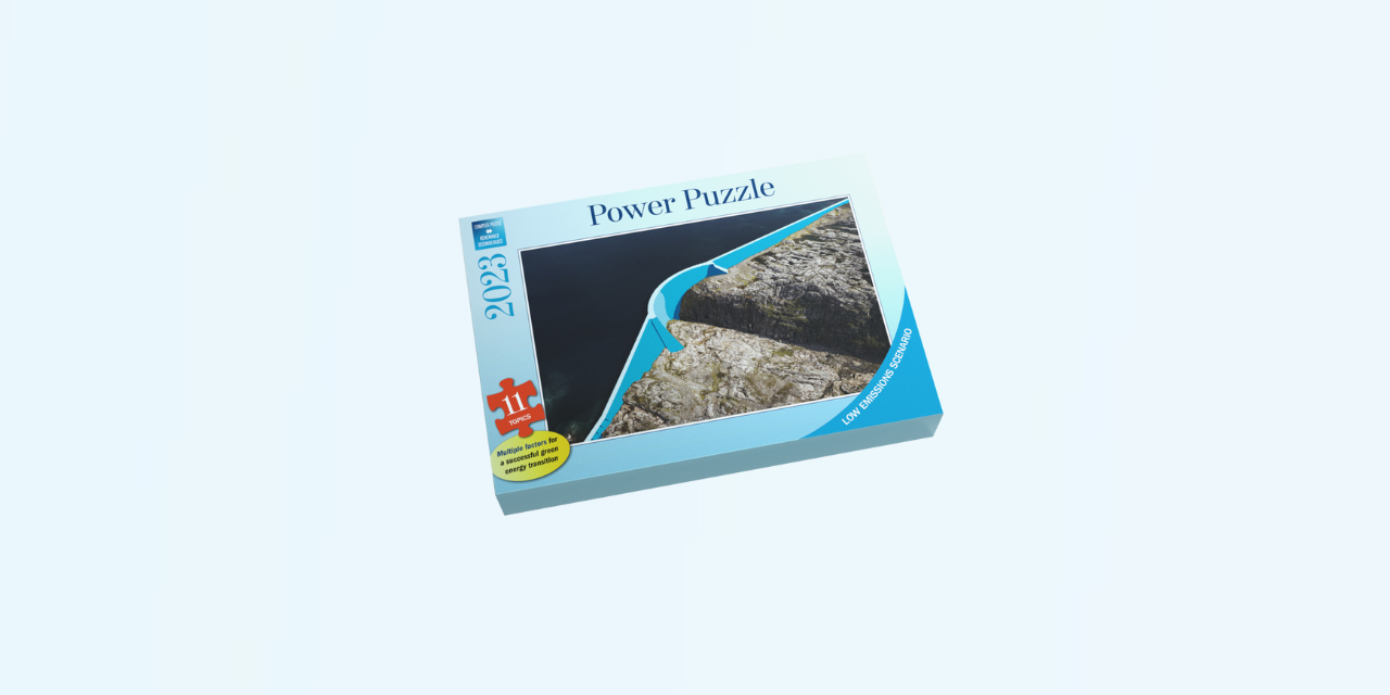 Puzzle box with hydro dam on front cover