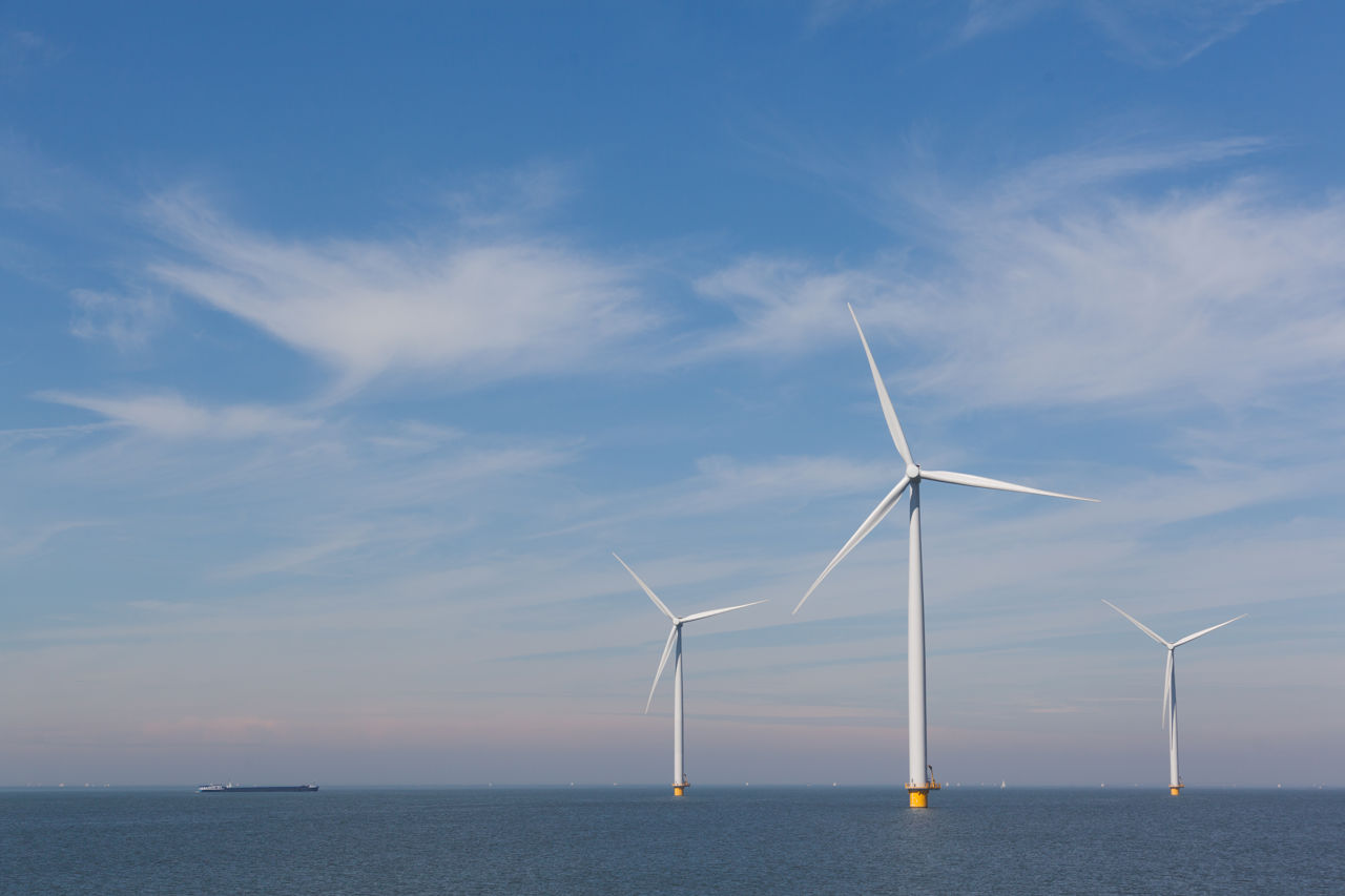 Adobe Stock image of offshore wind turbines